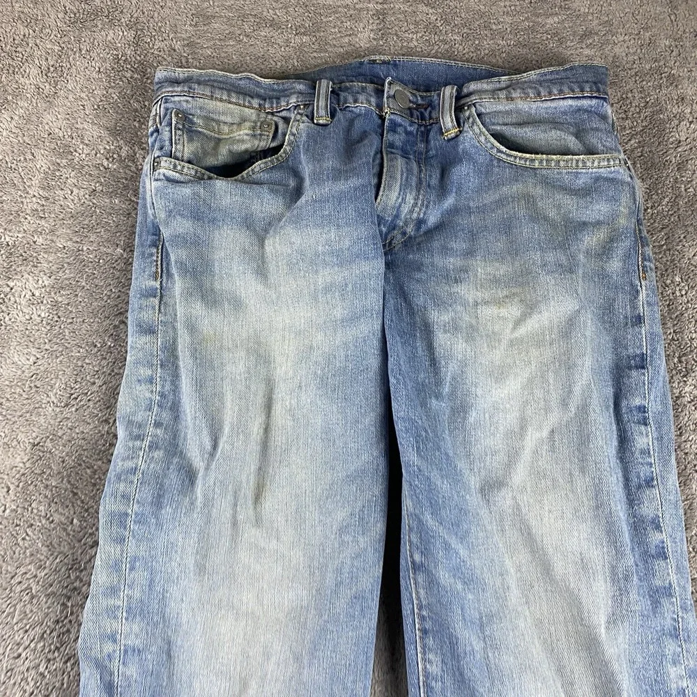 Levis 511 Slim Fit‎ Jeans Mens 31x32 Blue Light Wash Low Rise